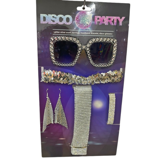 Silver Glam Disco Kit