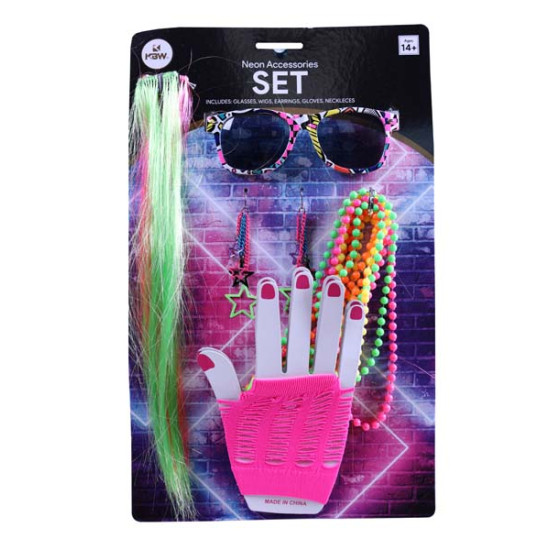 Neon Party Accessory Set