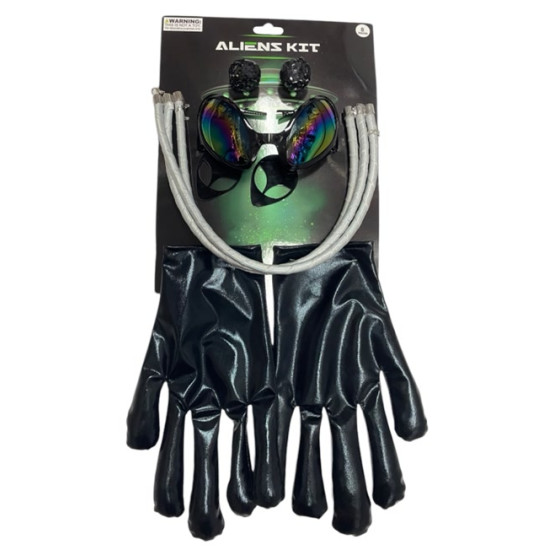 Black Alien Costume Kit