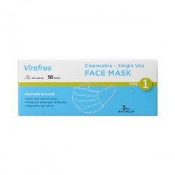 Disposable Protective Face Masks, 50ct