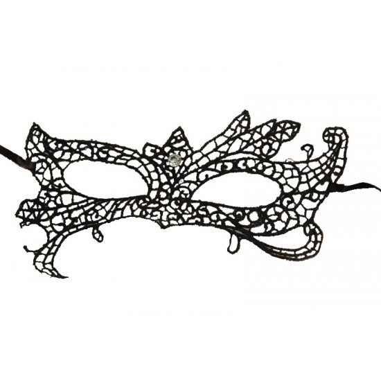 Black Bat Lace Mask Black Bat Lace Mask