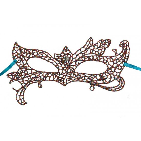 Rainbow Bat Lace Mask