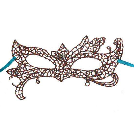 Rainbow Bat Lace Mask