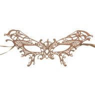 Rose Gold Butterfly Wing Lace Mask