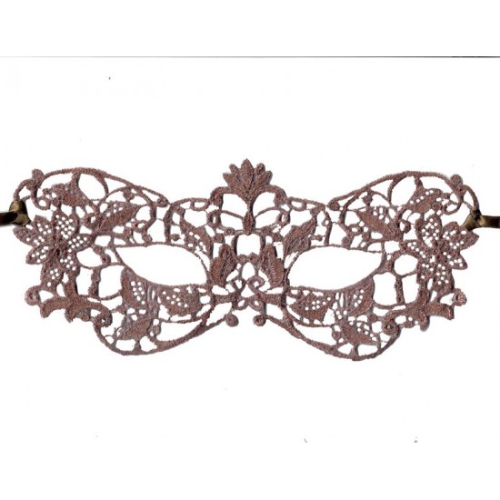 Rose Gold Floral Lace Mask