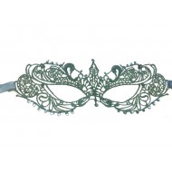 Grey Crown Lace Mask