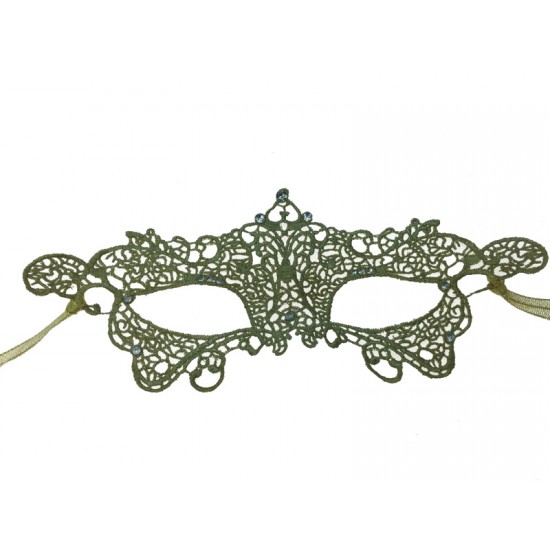 Gold Elegant Lace Mask
