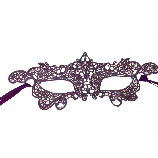 Purple Elegant Lace Mask Purple Elegant Lace Mask