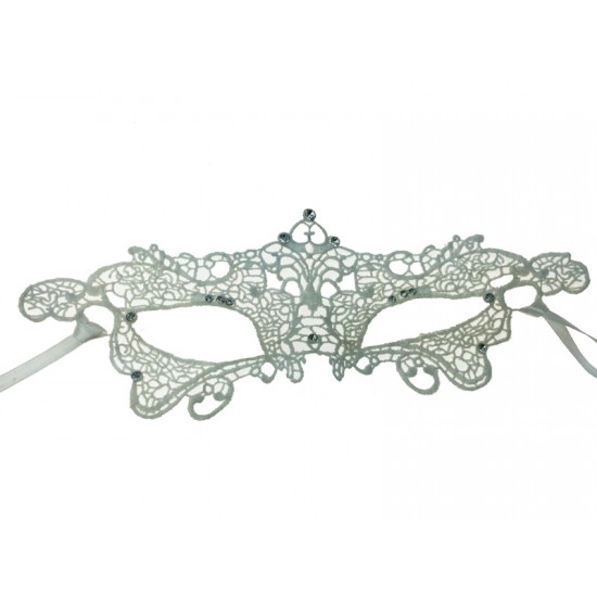 White Elegant Lace Mask
