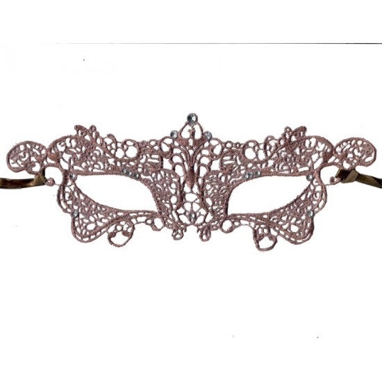 Rose Gold Elegant Lace Mask