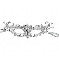 White Floral Lace Mask