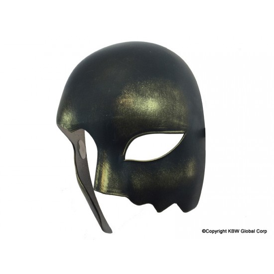 Black & Gold Warrior Mask