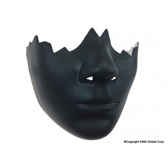 Black Cracked Mask Black Cracked Mask