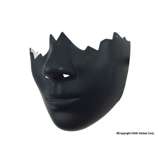 Black Cracked Mask Black Cracked Mask