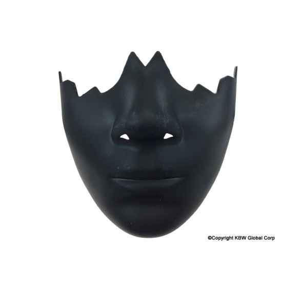 Black Cracked Mask Black Cracked Mask
