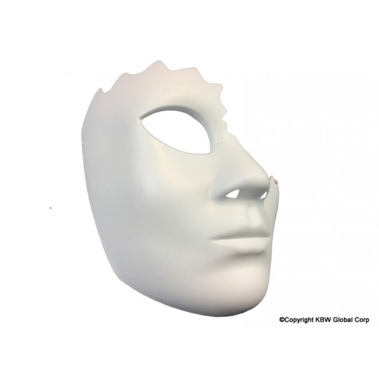 White Cracked Mask White Cracked Mask