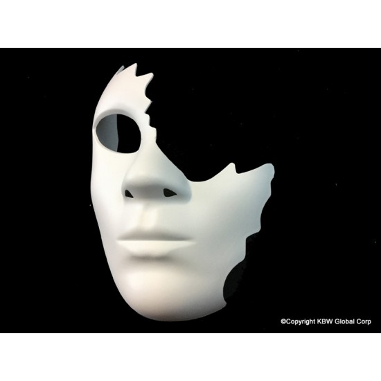 White Cracked Mask White Cracked Mask