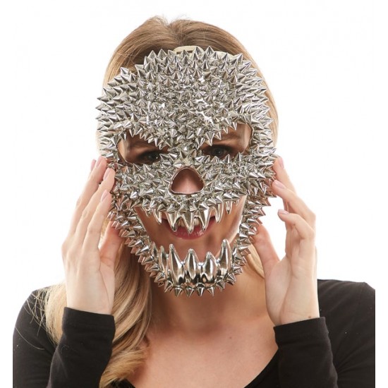 Silver Spikes Monster Face Mask Silver Spikes Monster Face Mask