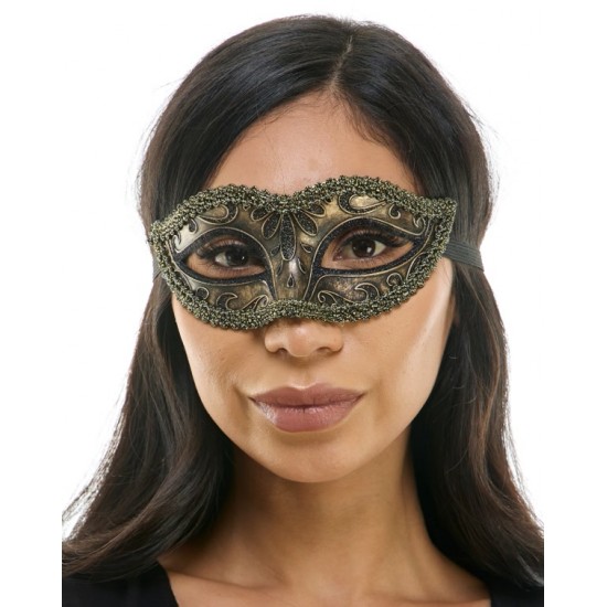 Gold Venetian Masquerade Mask Gold Venetian Masquerade Mask