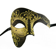 Gold Venetian Half Face Mask