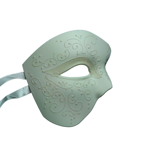 Iridescent White Phantom Mask Iridescent White Phantom Mask