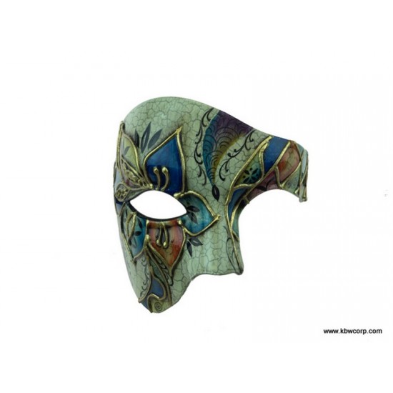 Blue Ornate Venetian Mask