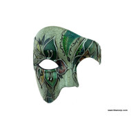 Green Ornate Venetian Mask Green Ornate Venetian Mask