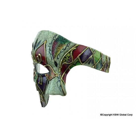 Red Ornate Venetian Mask