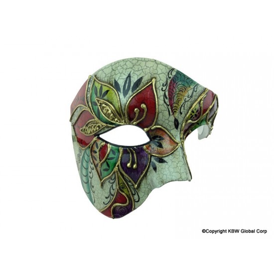 Red Ornate Venetian Mask