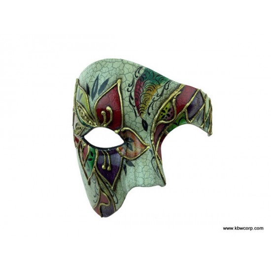 Red Ornate Venetian Mask