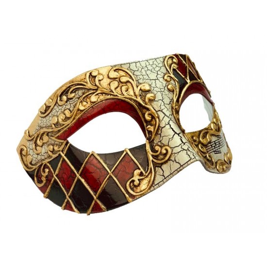 Diamond Pattern Venetian Mask