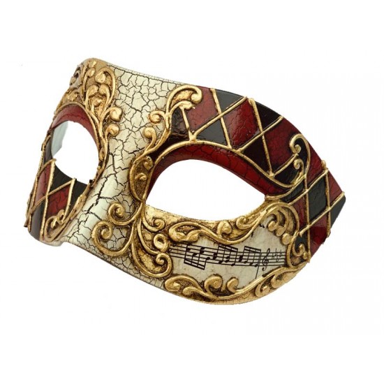 Diamond Pattern Venetian Mask