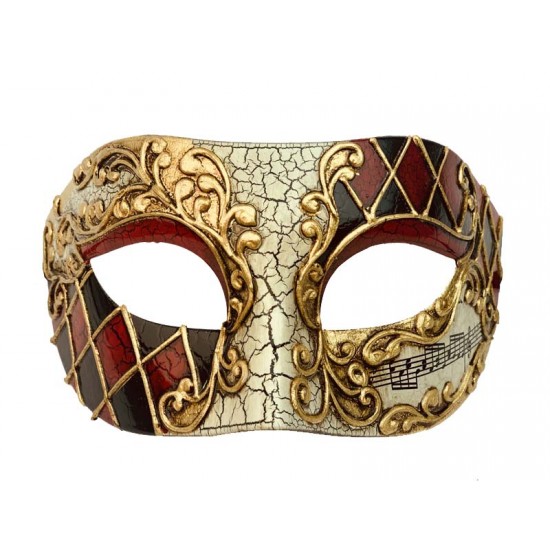 Diamond Pattern Venetian Mask