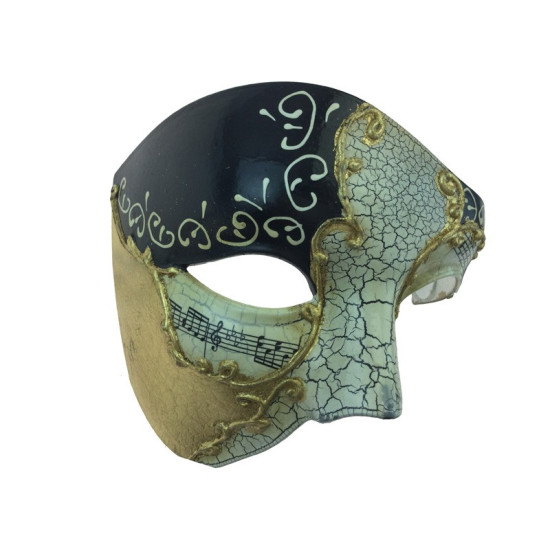 Black Music Venetian Masquerade Mask