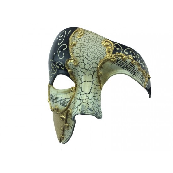 Black Music Venetian Masquerade Mask