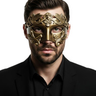 Gold Warrior Venetian Mask