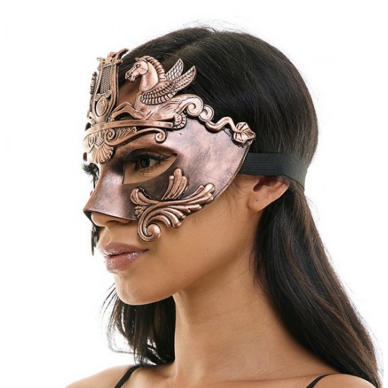 Copper Warrior Venetian Mask