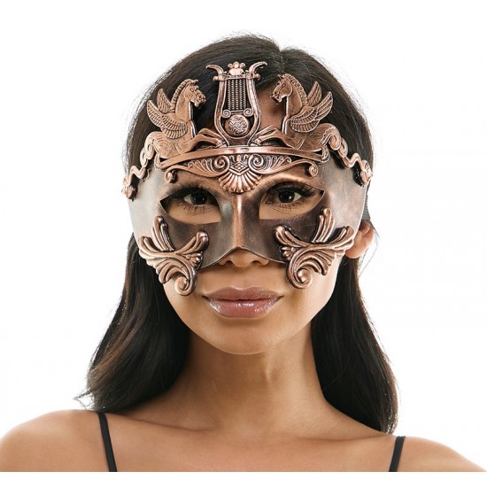 Copper Warrior Venetian Mask