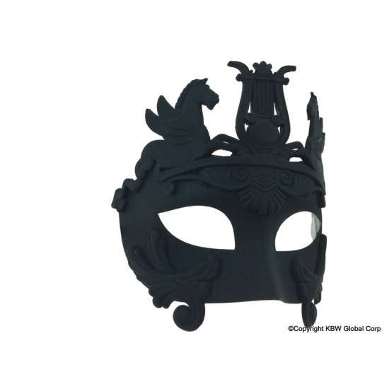 Black Warrior Venetian Mask Black Warrior Venetian Mask