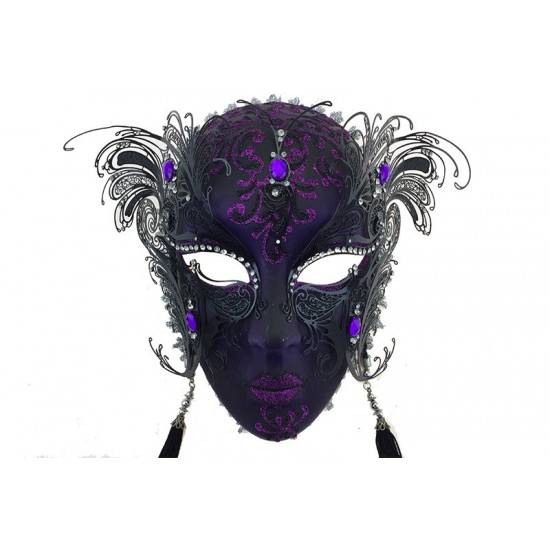 Black & Purple Mask