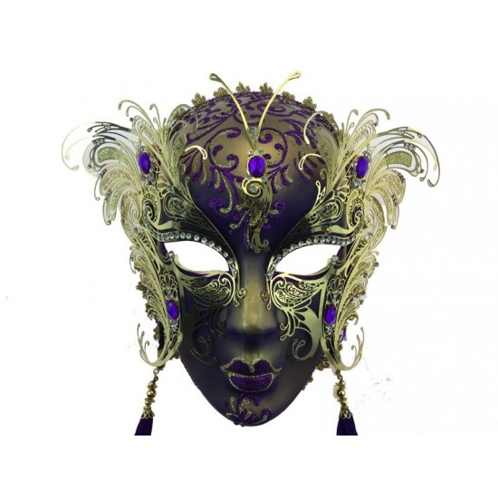 Purple & Gold Mask