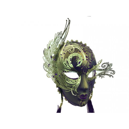 Purple & Gold Mask