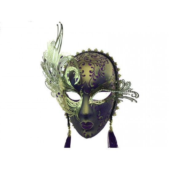 Purple & Gold Mask