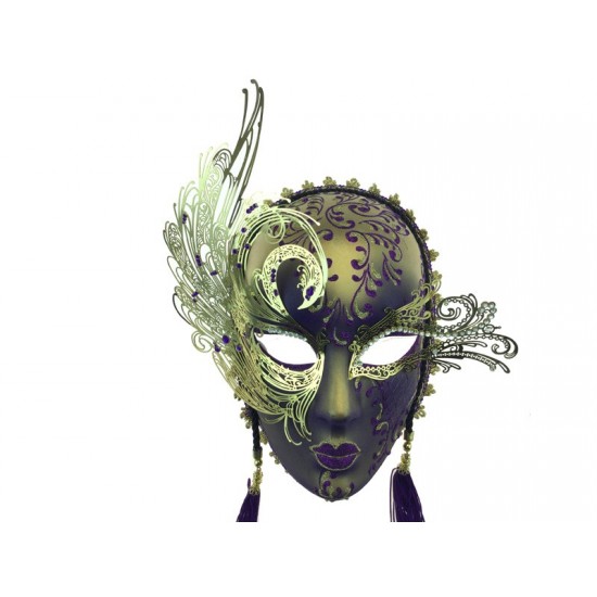 Purple & Gold Mask