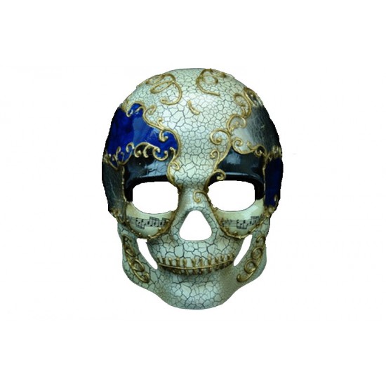 Blue Venetian Skull Mask Blue Venetian Skull Mask