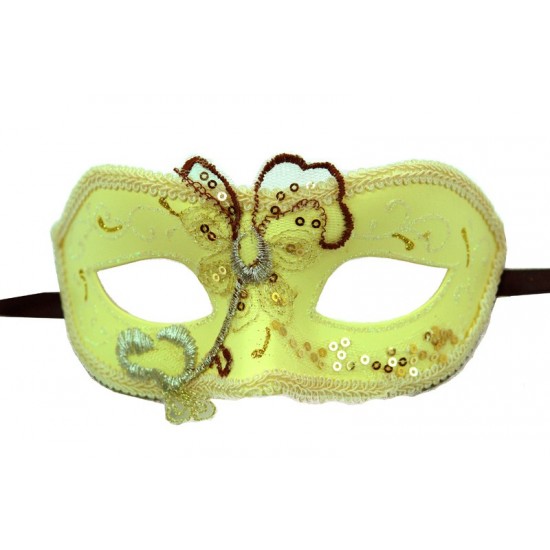 Ivory Butterfly Half Face Mask Ivory Butterfly Half Face Mask