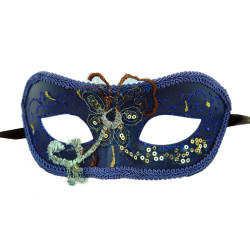Blue Butterfly Half Face Mask