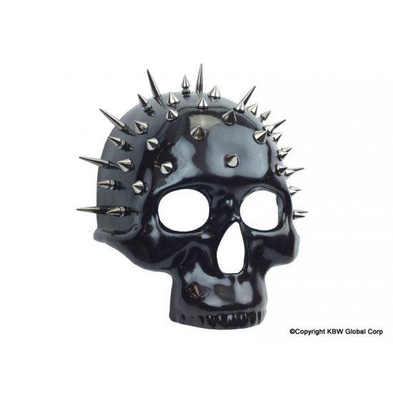 Black Spikes Skull Mask Black Spikes Skull Mask