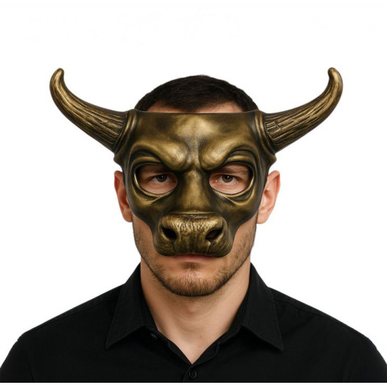 Gold Bull Mask