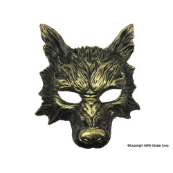 Gold Werewolf Mask